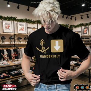 Vanderbilt Commodores Anchor Down T Shirt