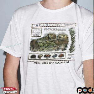 Vintage Sea Otters Monterey Bay Aquarium Taylor Swift T-Shirt