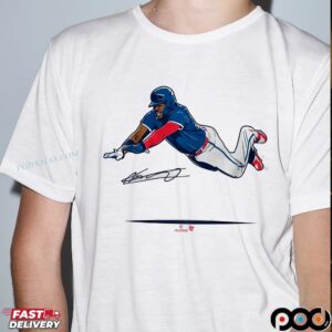 Vladimir Guerrero Jr Super Vlad Flying Slide T Shirt