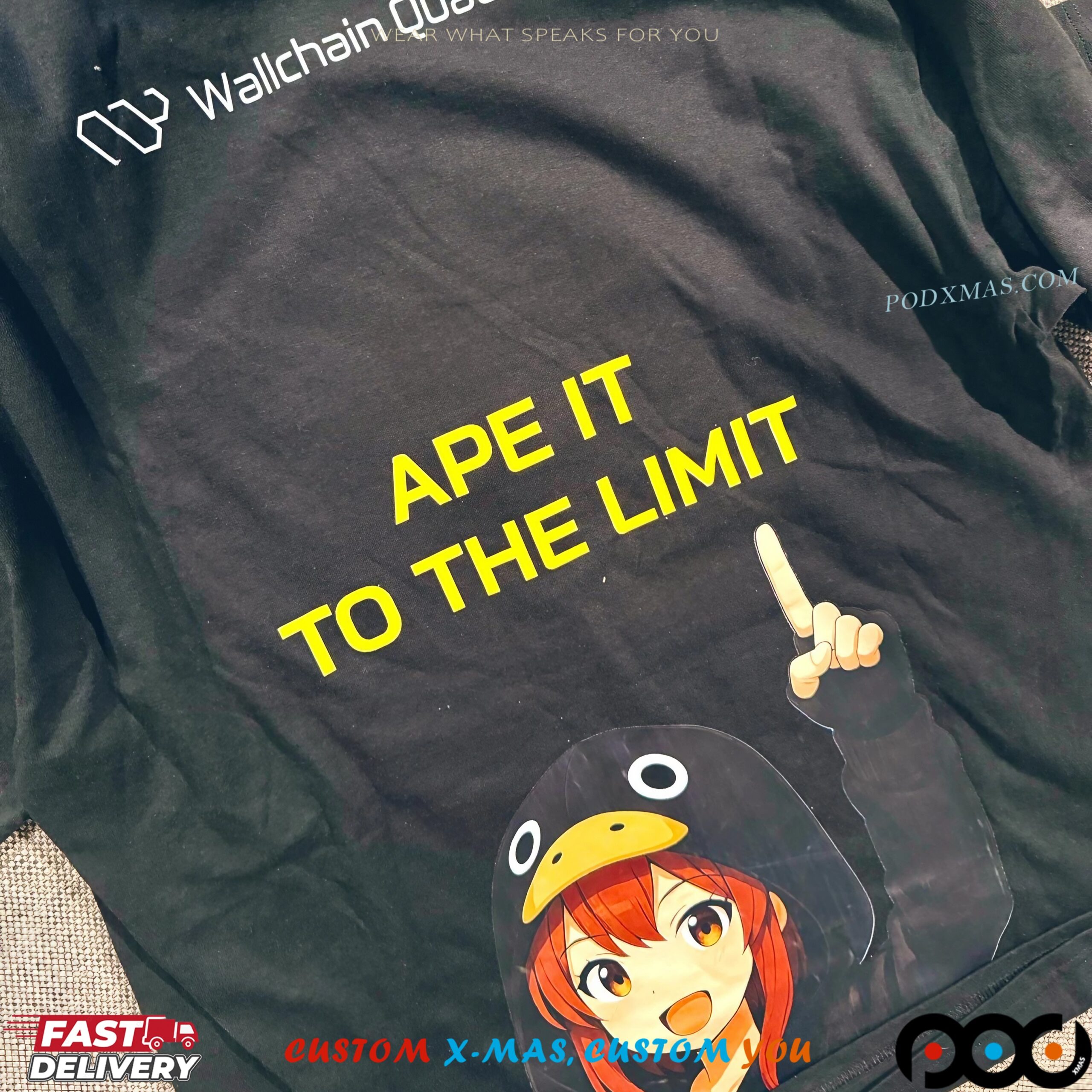 Wallchain Quacks Ape It To The Limit T Shirt