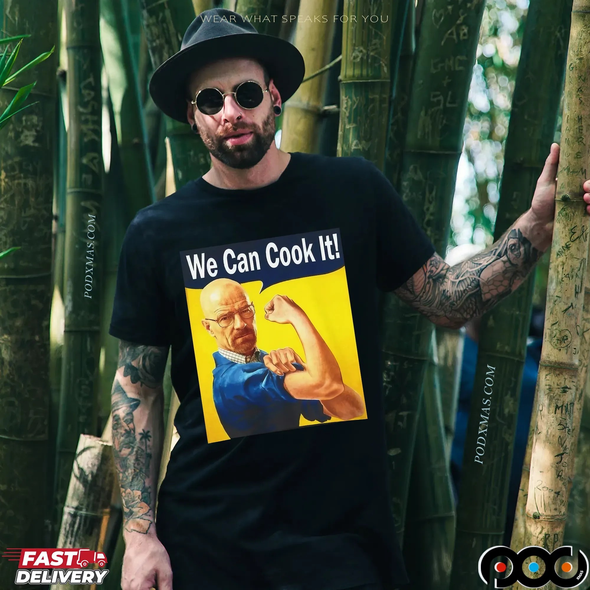 Walter White We Can Cook It Rosie The Riveter Parody T Shirt