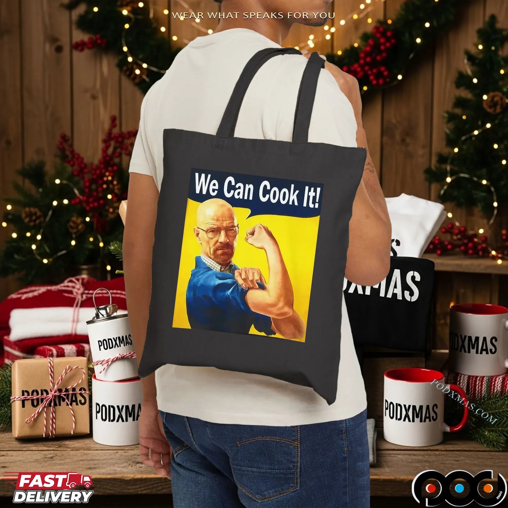 Walter White We Can Cook It Rosie The Riveter Parody T Shirt