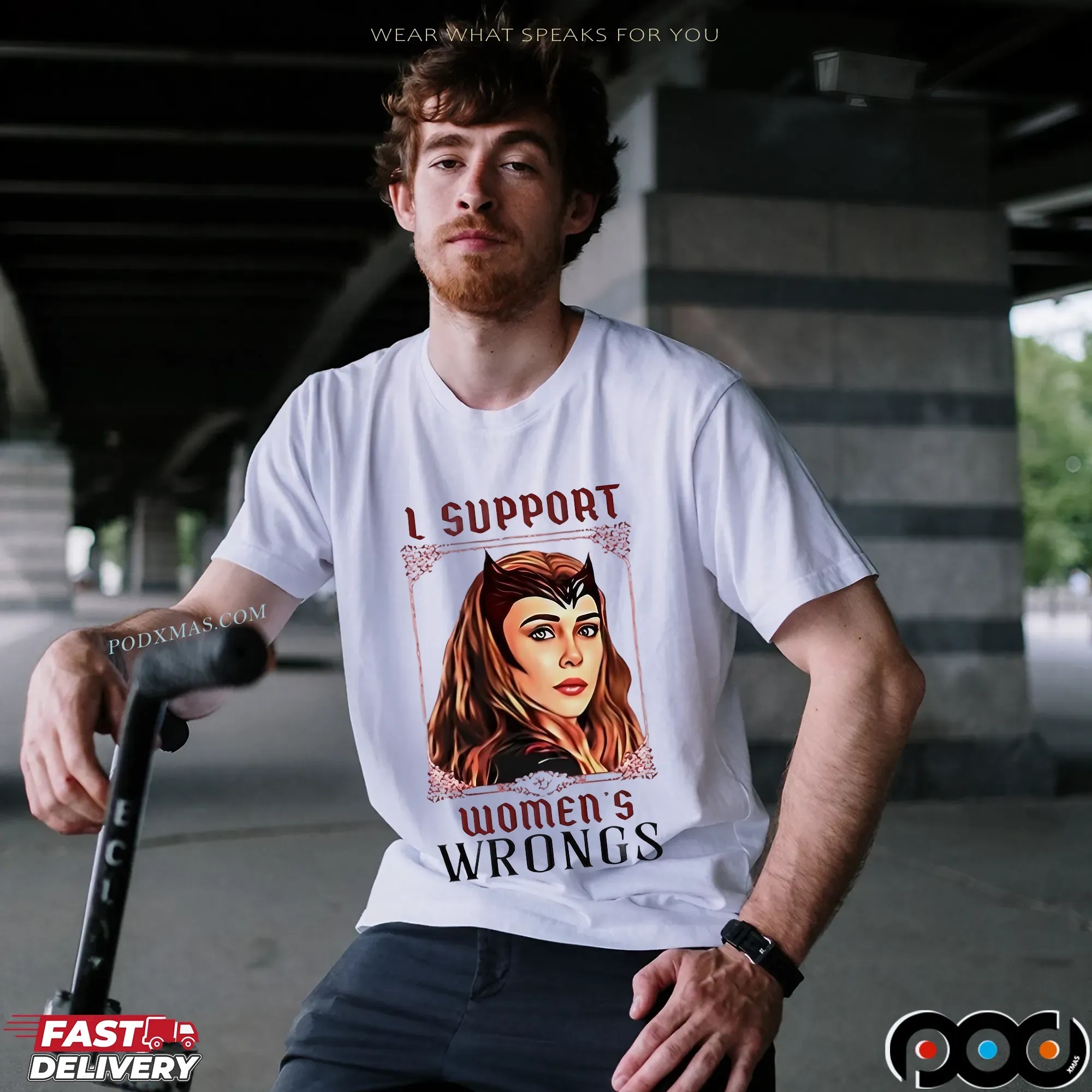 Wanda Maximoff I Support Women’s Wrongs Parody T Shirt
