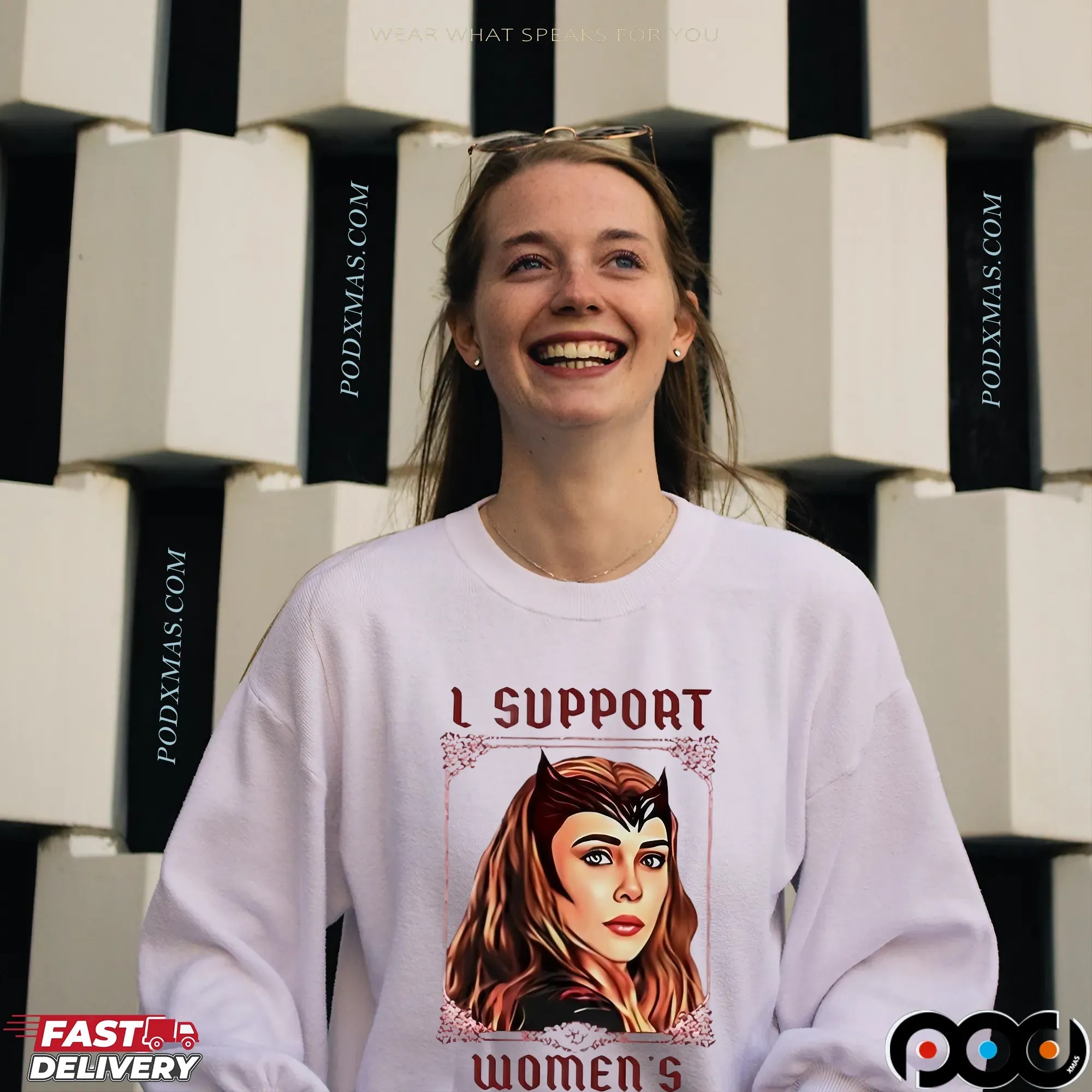 Wanda Maximoff I Support Women’s Wrongs Parody T Shirt