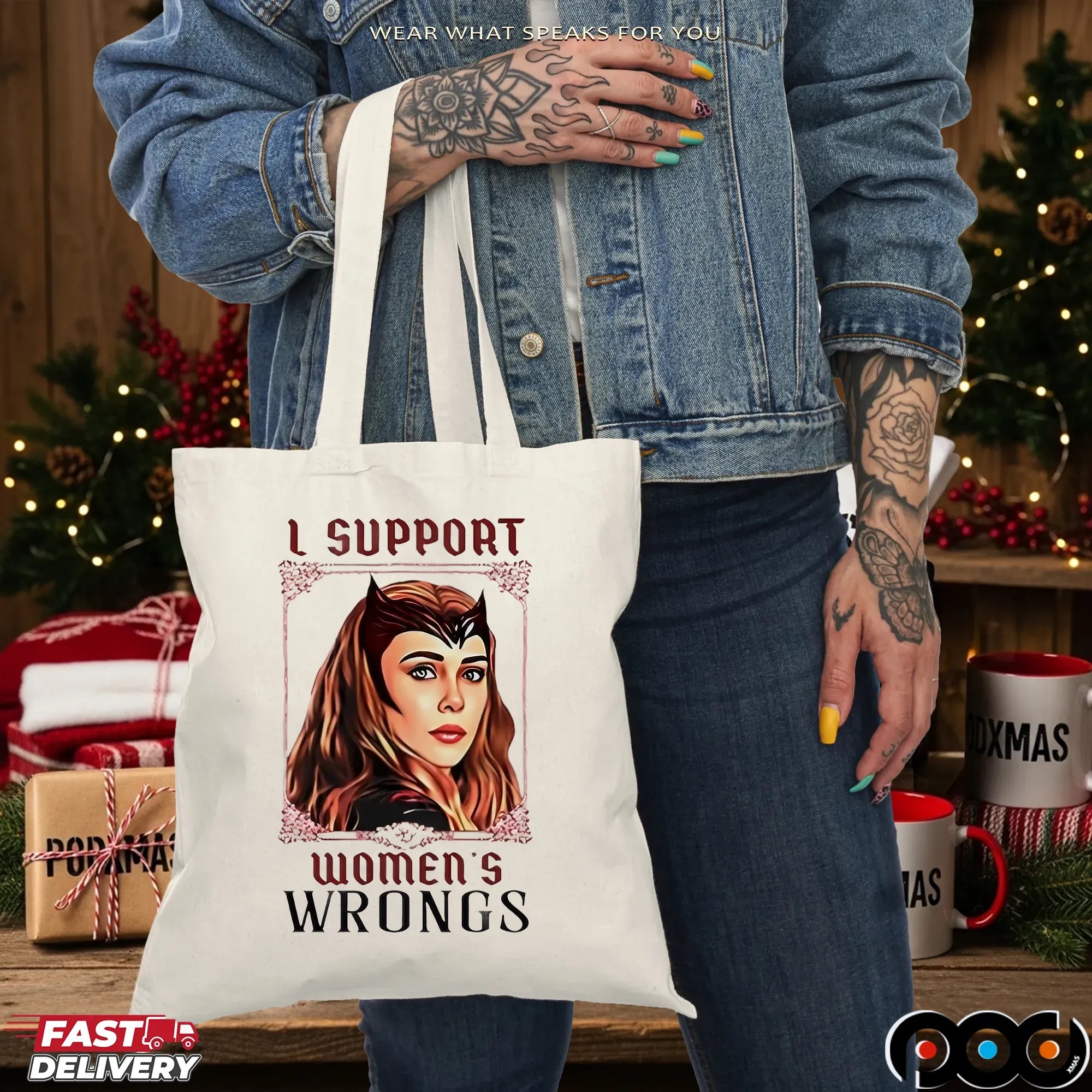 Wanda Maximoff I Support Women’s Wrongs Parody T Shirt