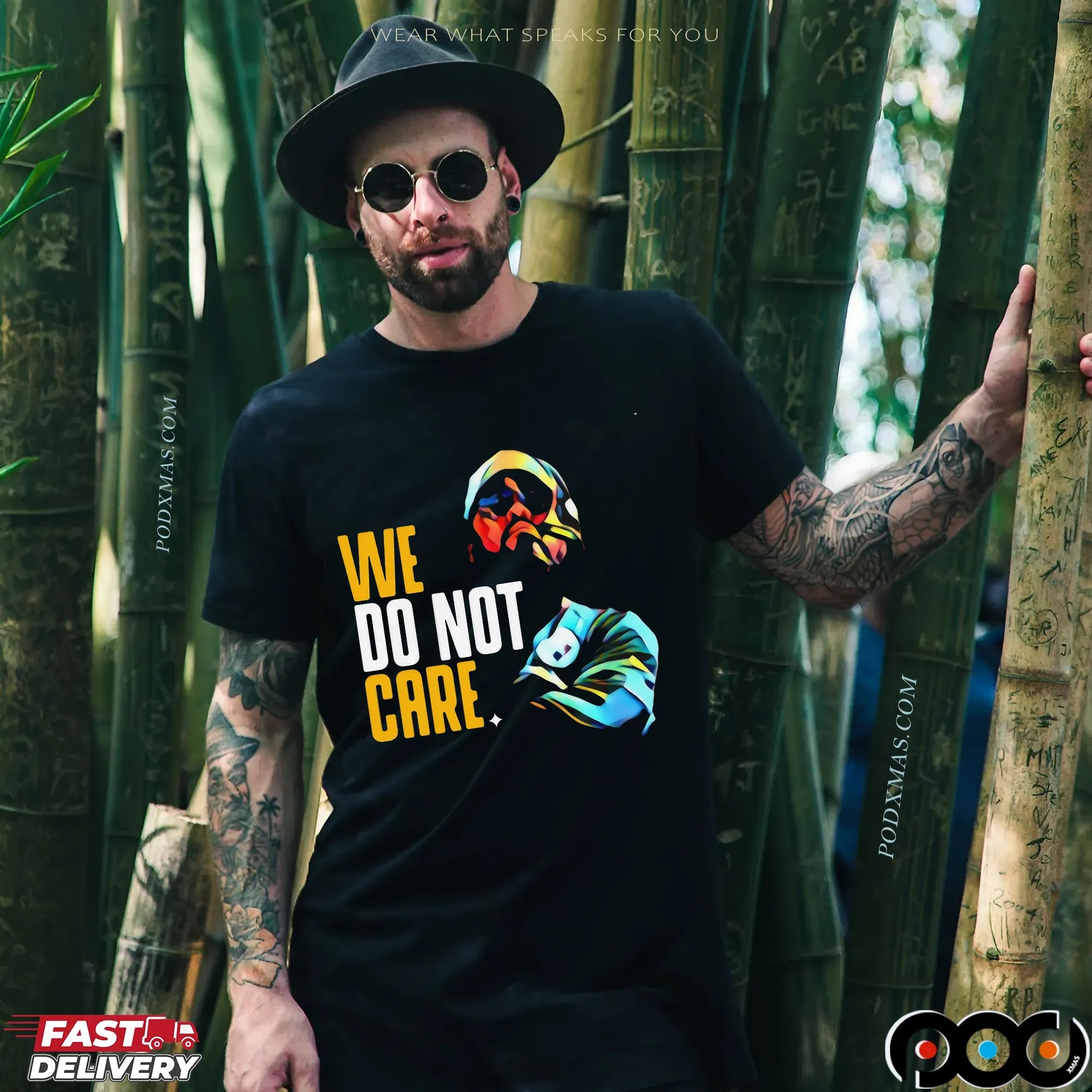 We Do Not Care Graphic T Shirt