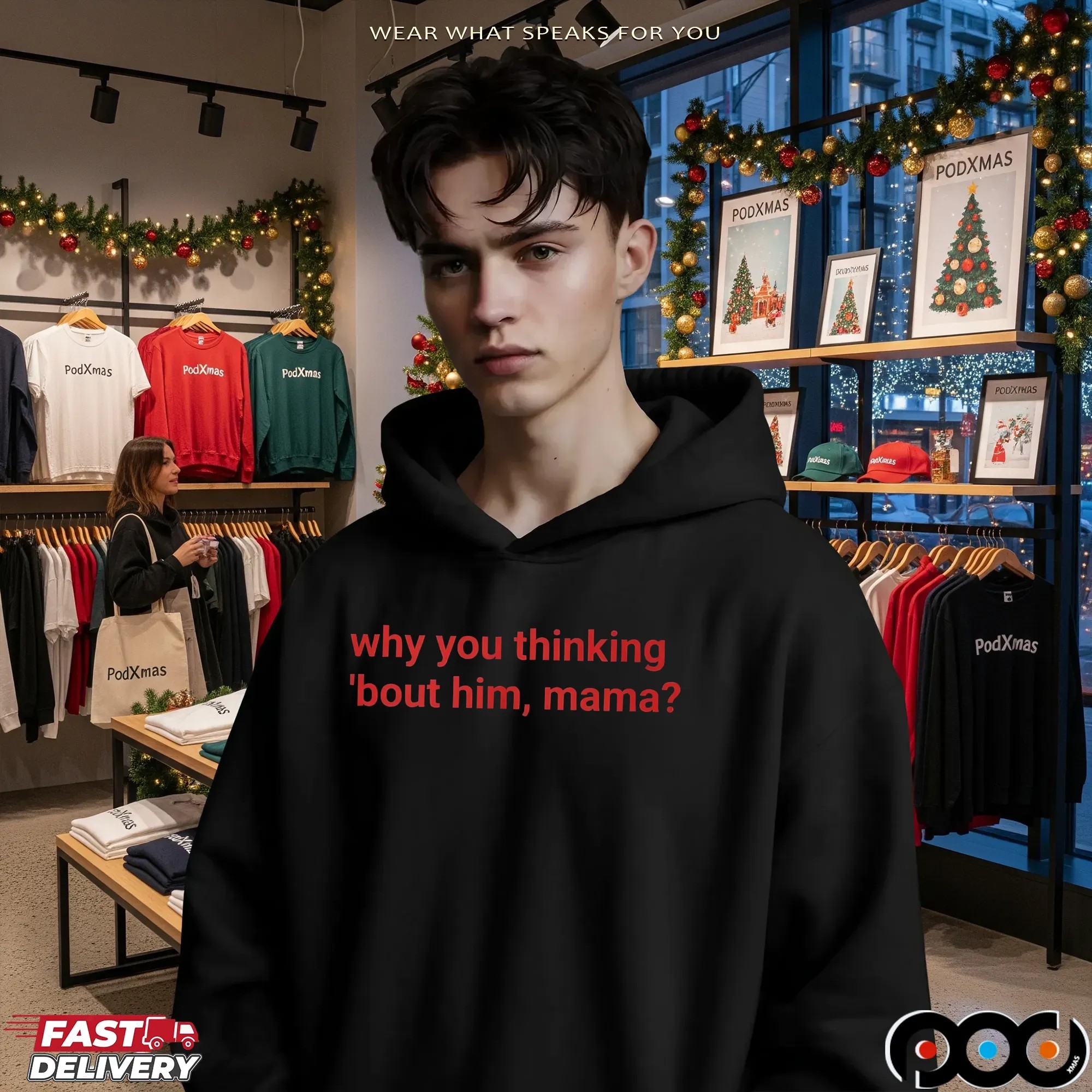 Why You Thinking 'bout Him, Mama T Shirt
