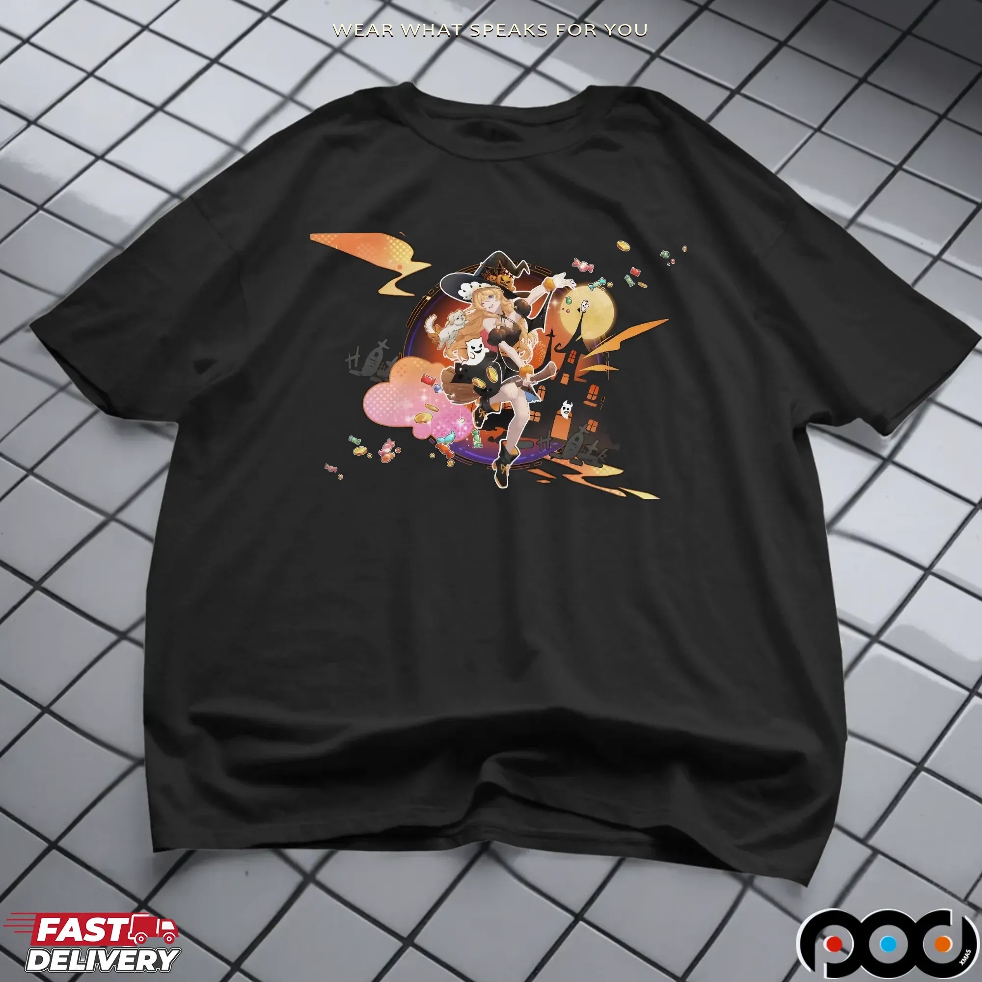 Witch Saku Halloween T Shirt