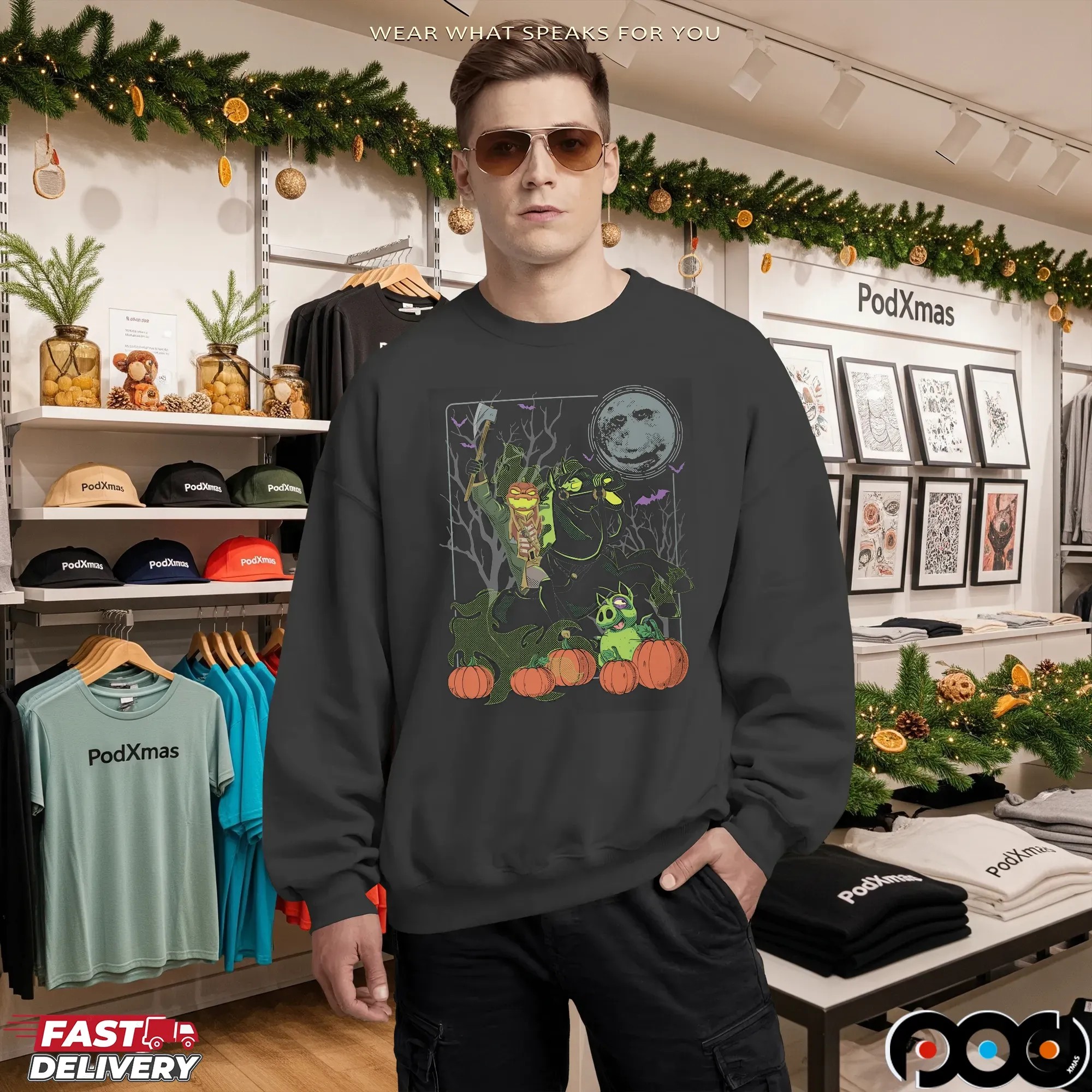 Wizard101 Headless Horseman Halloween Graphic T Shirt
