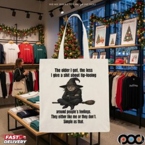 Wizard The Older I Get The Less I Give A Shit About Tip Toeing Around People's Feelings T Shirt