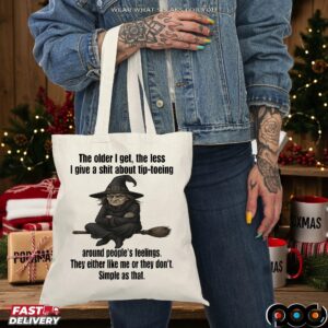 Wizard The Older I Get The Less I Give A Shit About Tip Toeing Around People's Feelings T Shirt