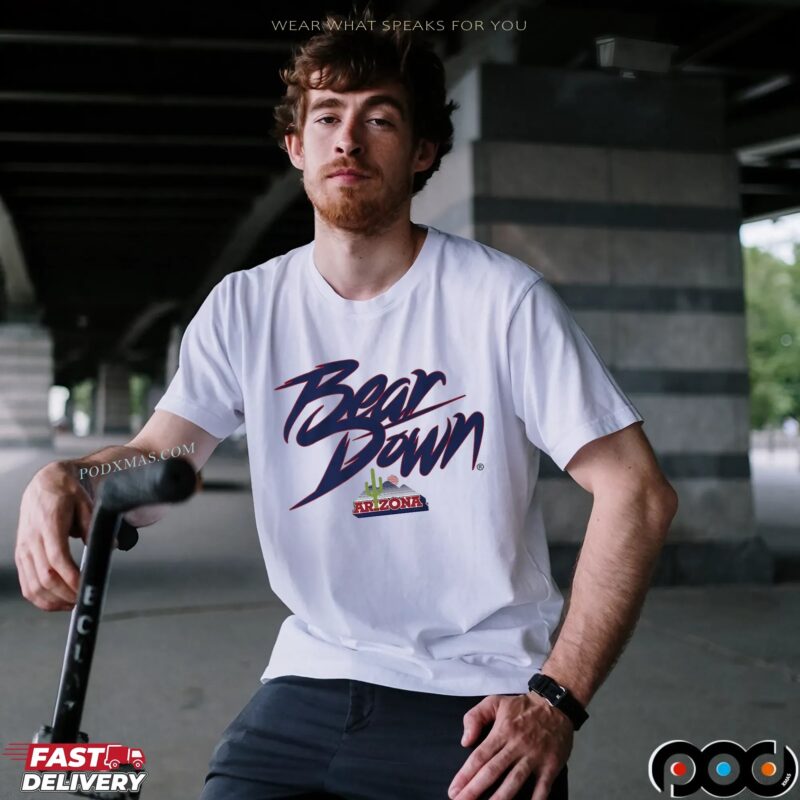 Arizona Wildcats Football Bear Down Cactus T Shirt Arizona Wildcats Football Bear Down Cactus T Shirt