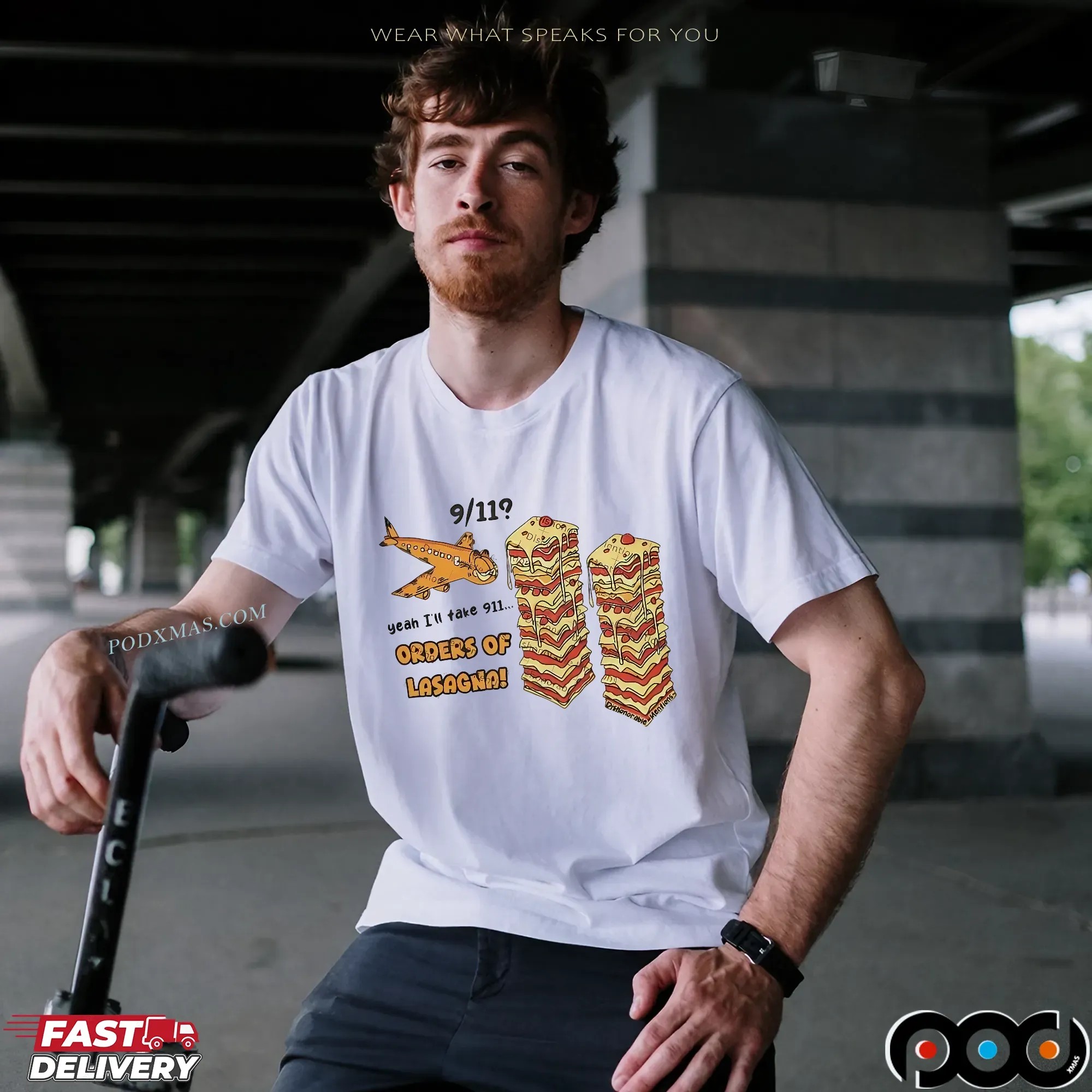 Yeah I'll Take 911 Orders Of Lasagna Pasta T Shirt