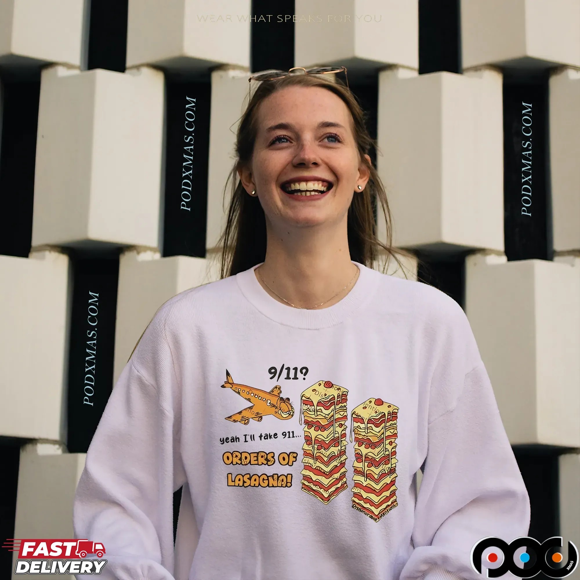Yeah I'll Take 911 Orders Of Lasagna Pasta T Shirt