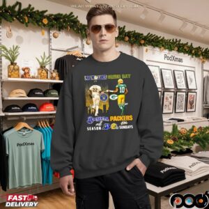 Yelich Milwaukee Brewers All Season Love Green Bay Packers On Sundays City Skyline T Shirt
