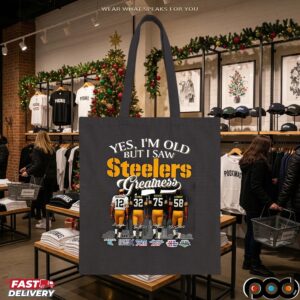 Yes I’m Old But I Saw Pittsburgh Steelers Squad Greatness Legends Signature T Shirt