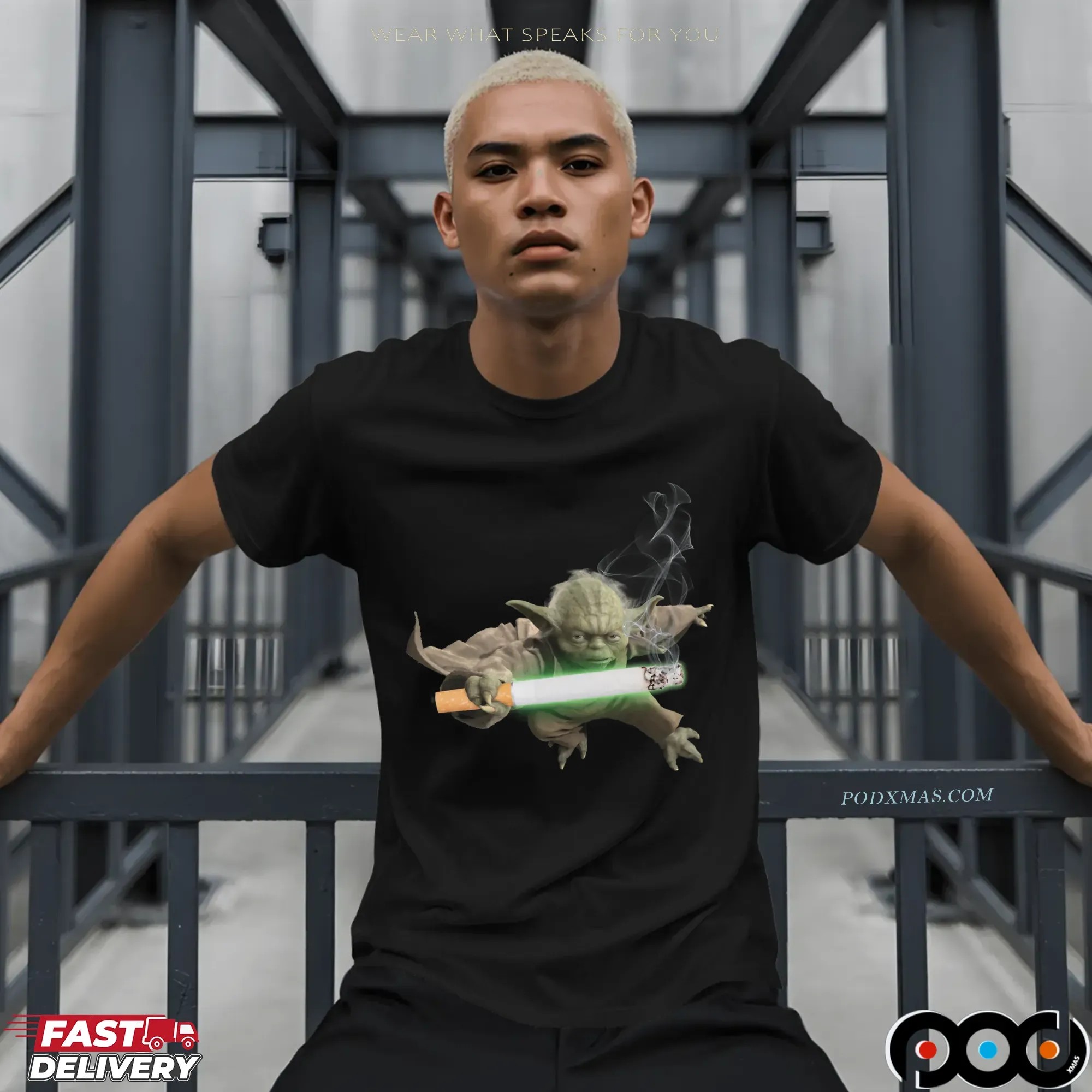 Yoda Cigarette Star Wars T Shirt