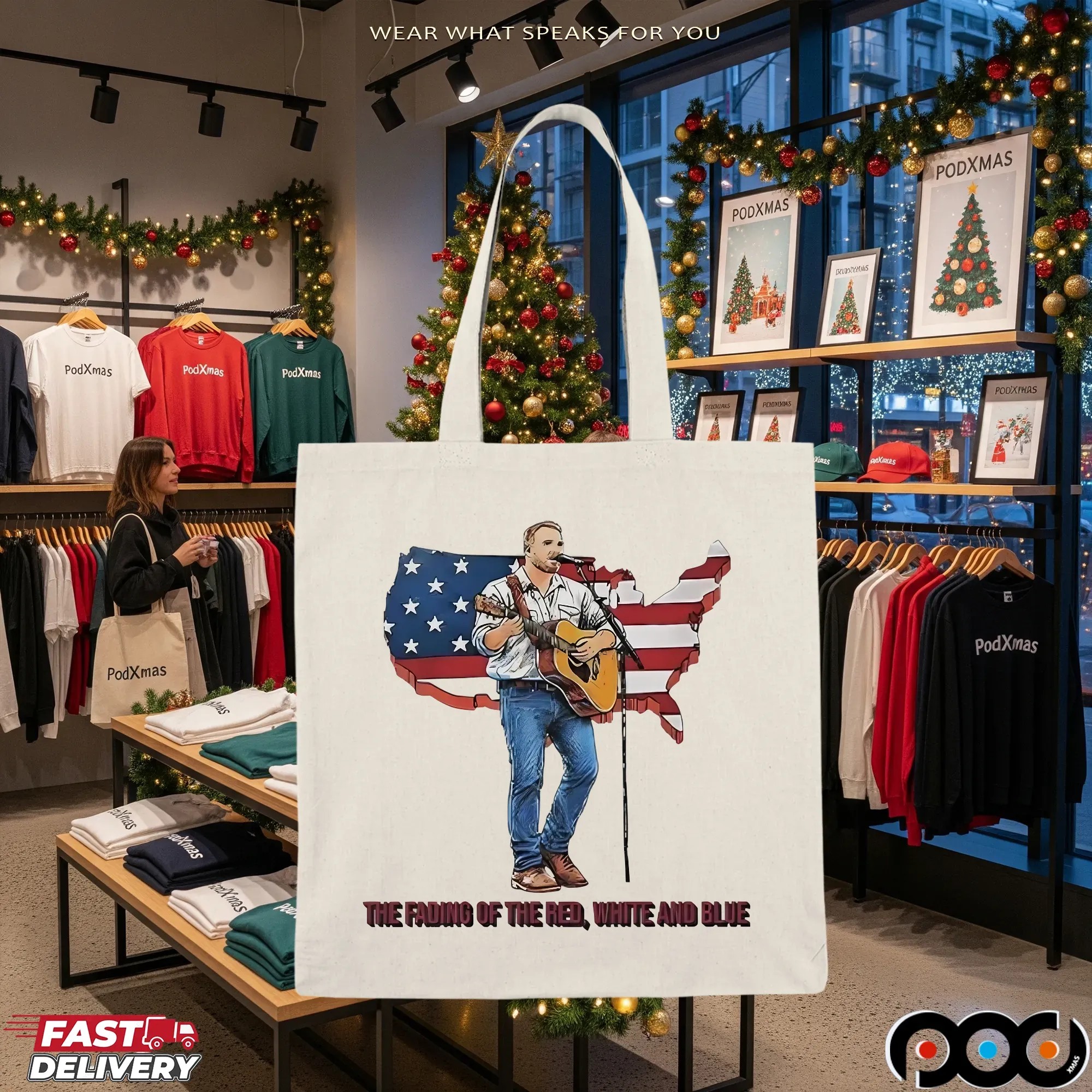 Zach Bryan The Fading Of The Red White And Blue American Flag T Shirt