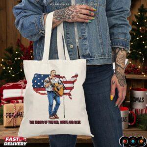 Zach Bryan The Fading Of The Red White And Blue American Flag T Shirt