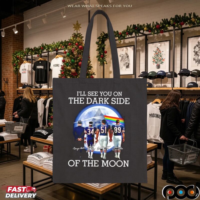 Pink Floyd Chicago Bears I'll See You On The Dark Side Of The Moon T Shirt