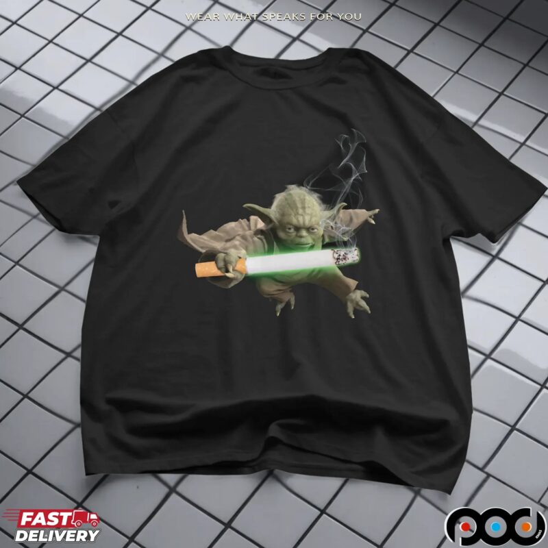 Yoda Cigarette Star Wars T Shirt