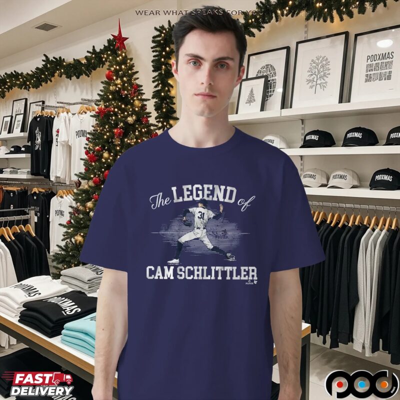 The Legend of Cam Schlittler Pitching T Shirt