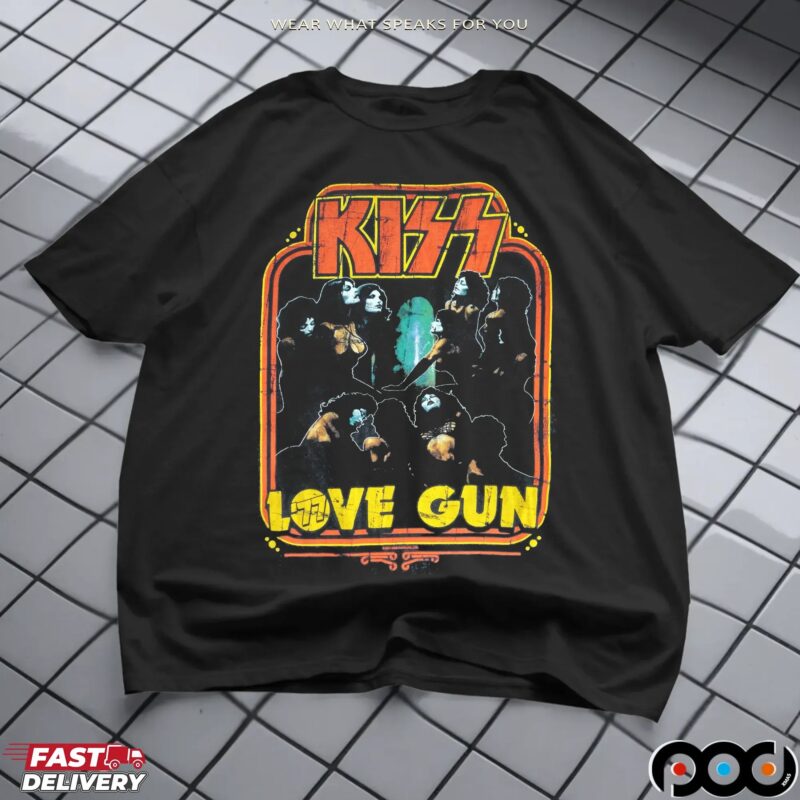 KISS Love Gun Classic Rock Band T Shirt KISS Love Gun Classic Rock Band T Shirt