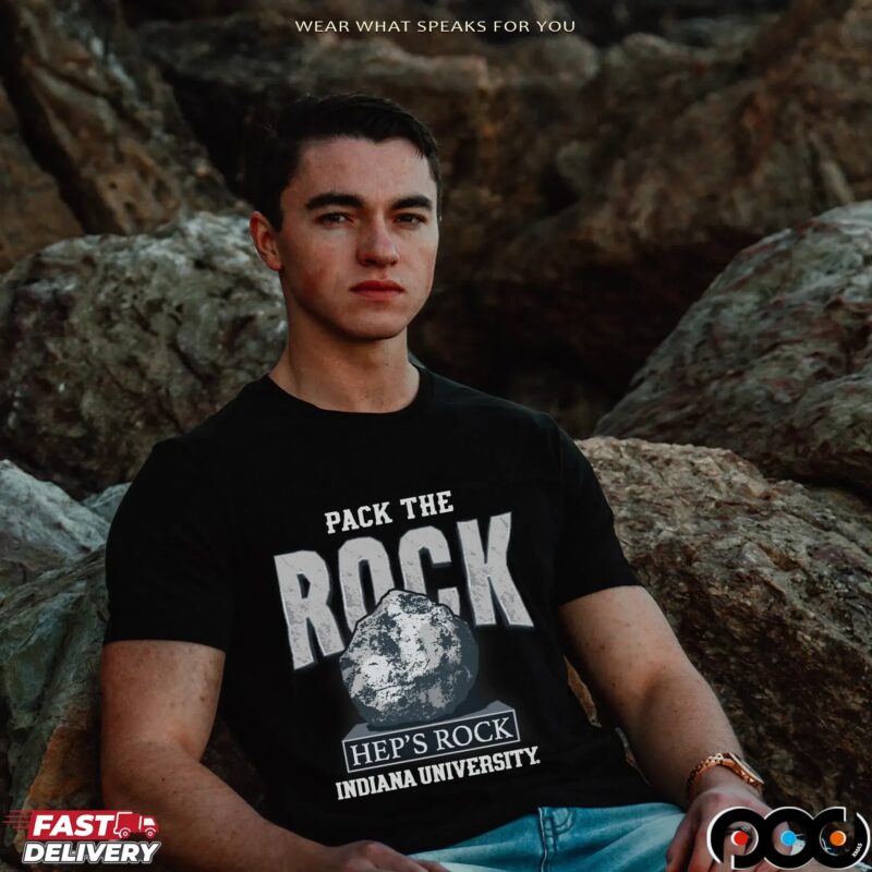 Indiana Hoosiers Football Pack the Rock T Shirt