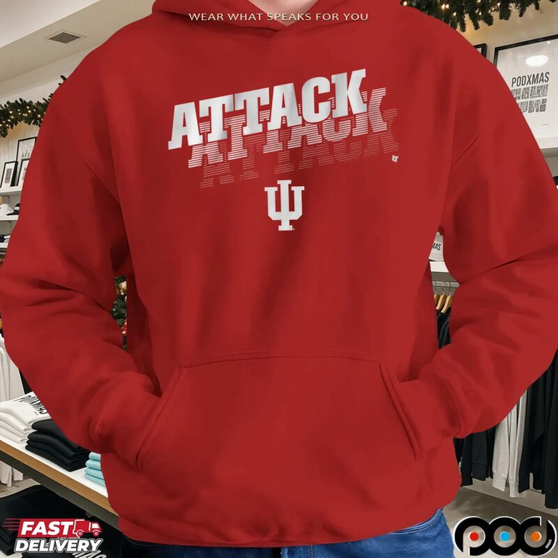 Indiana Hoosiers Football Attack Attack Attack T Shirt