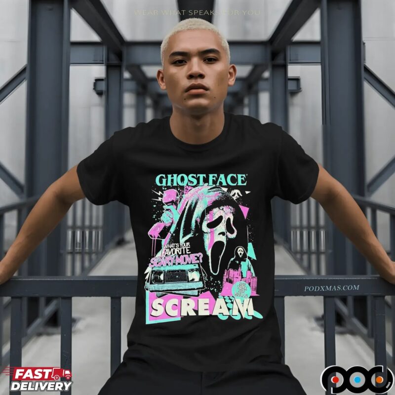 GhostFace Scream Halloween Horror Movie 1996 T Shirt