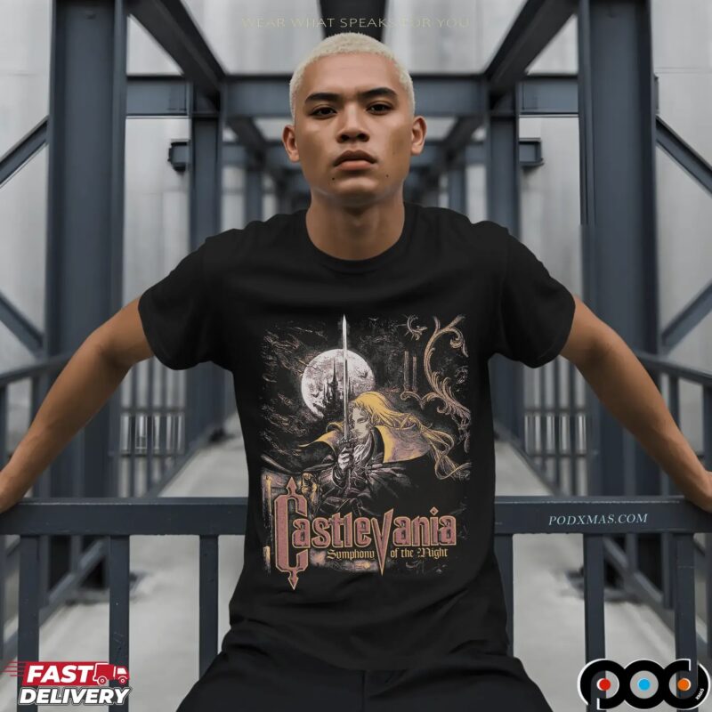 Castlevania Sotn Symphony Of The Night 1997 Hallween T Shirt
