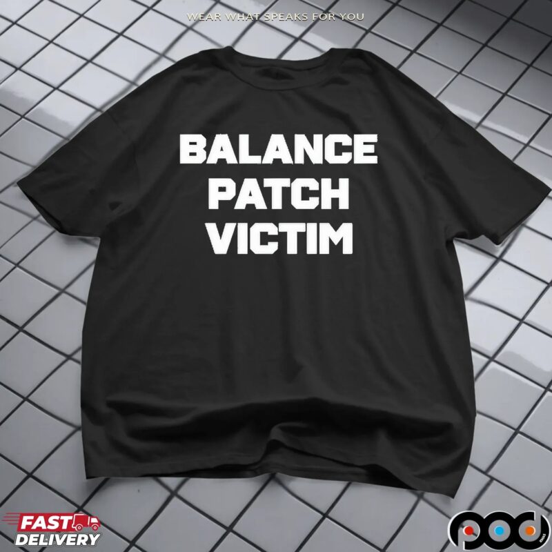 Balance patch victim t shirt