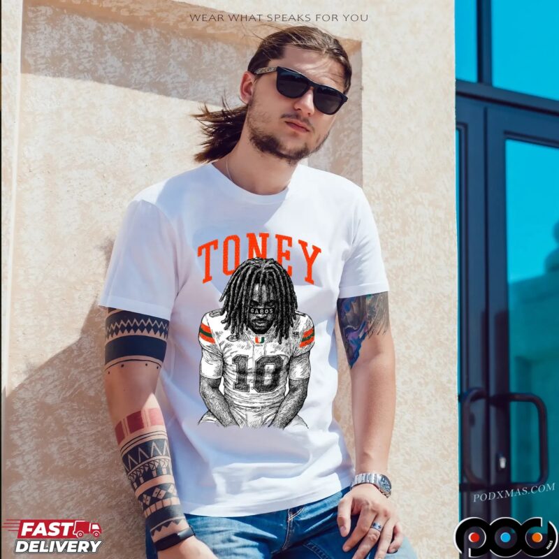 Malachi Toney Miami Hurricanes Football Gabos T Shirt Malachi Toney Miami Hurricanes Football Gabos T Shirt