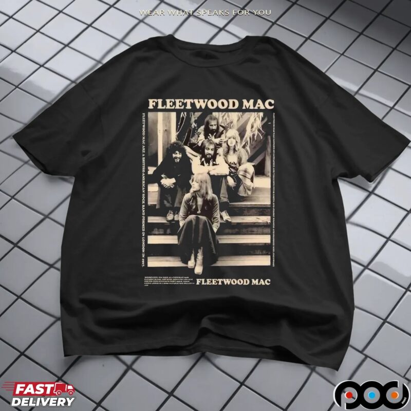Stevie Nicks Fleetwood Mac Vintage Band Photo Classic Rock Parody Shirt