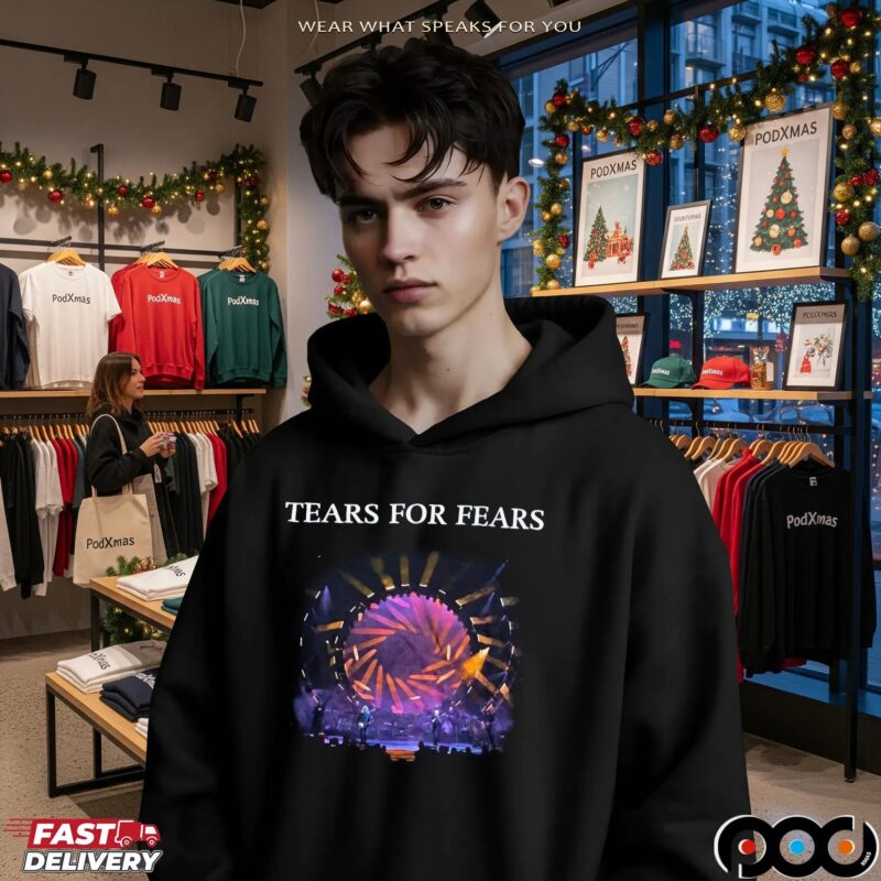 Tears For Fears Live Photo Tipping Point 2023 Tour T Shirt