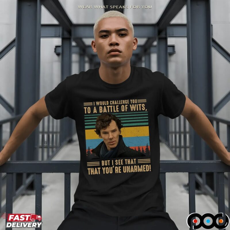 Princess Bride I Would Challenge You To A Battle Of Wits Benedict Cumberbatch Retro T Shirt