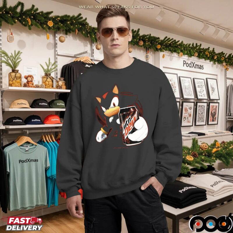 Shadow The Hedgehog Mtn Dew Energy Its Dew Or Die Sonic Mashup T Shirt Shadow The Hedgehog Mtn Dew Energy Its Dew Or Die Sonic Mashup T Shirt