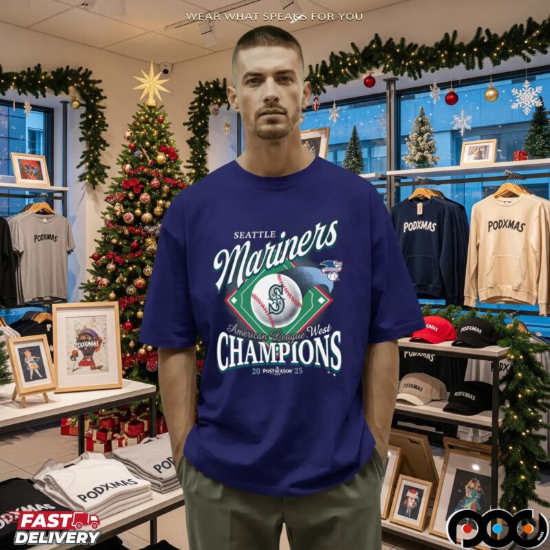 Seattle Mariners American League West Division Champions 2025 T Shirt