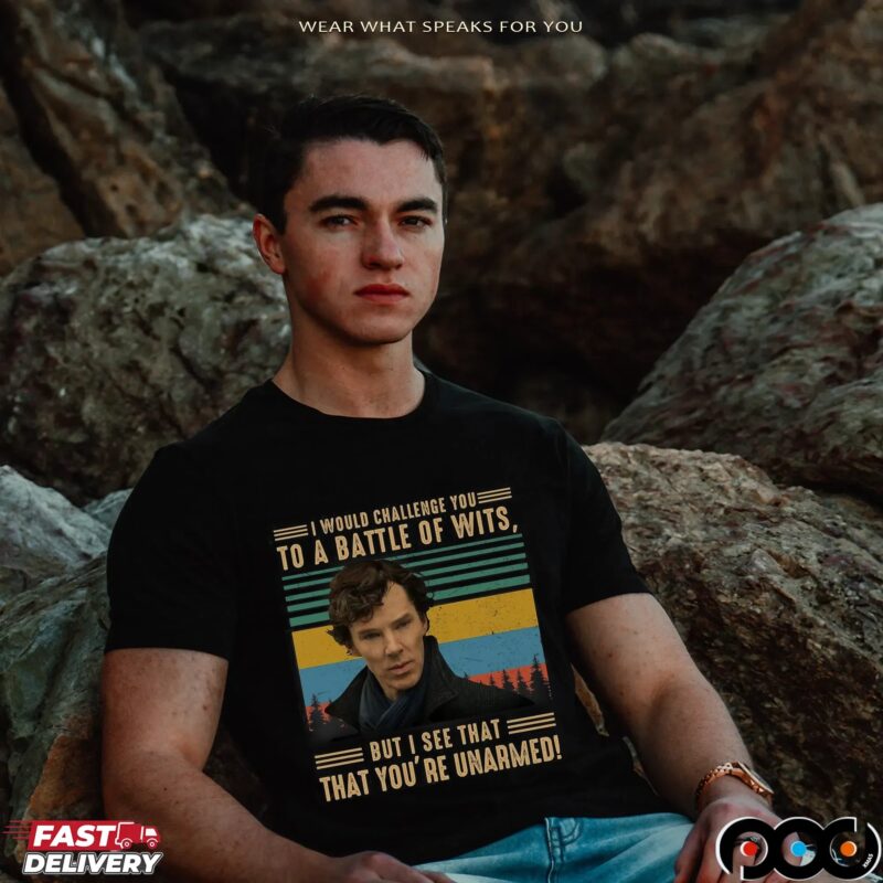 Princess Bride I Would Challenge You To A Battle Of Wits Benedict Cumberbatch Retro T Shirt