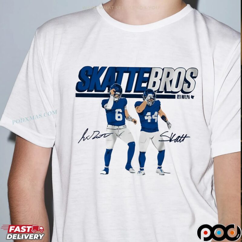 Jaxson Dart & Cam Skattebo Skattebros T Shirt