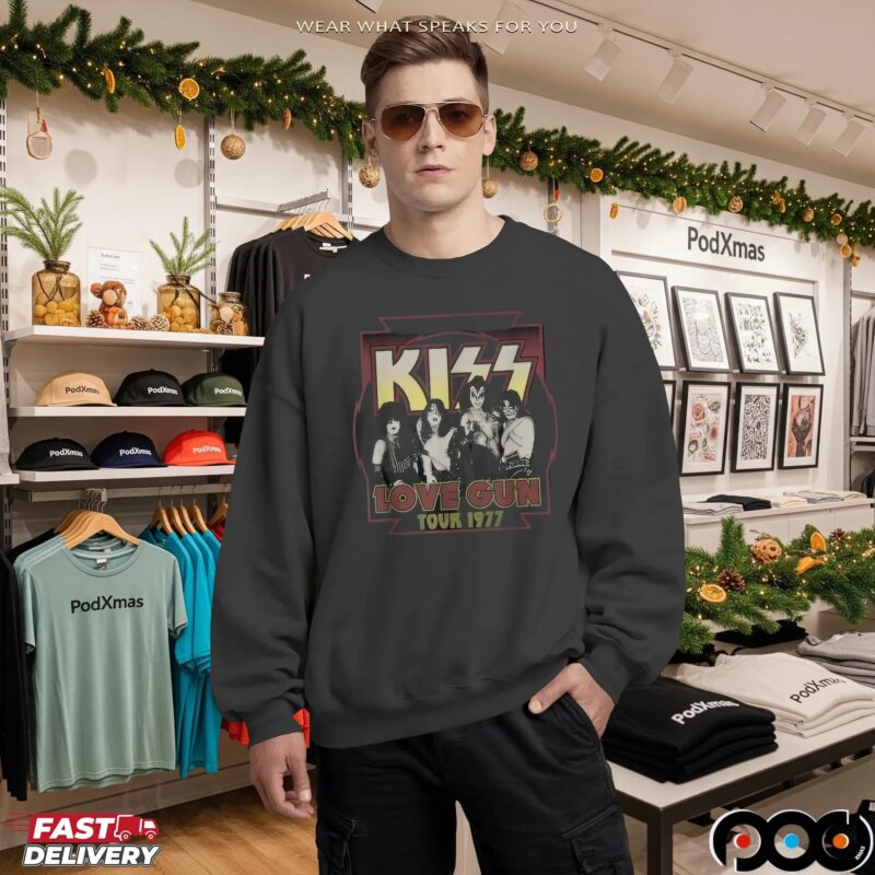 Ace Frehley Kiss Love Gun 1977 Tour T Shirt Ace Frehley Kiss Love Gun 1977 Tour T Shirt