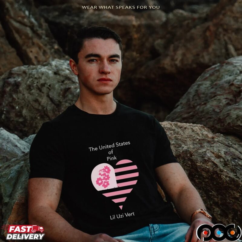 Lil Uzi Vert The United States Of Pink Heart T-shirts