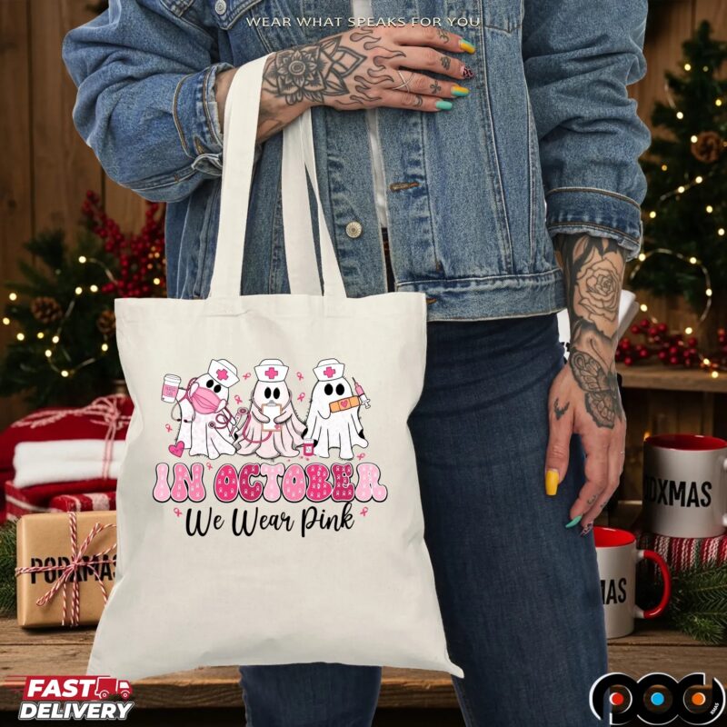 Breast Cancer Nurse, In October We Wear Pink, Rehab Life Nurse, Pink Ribbon Awareness Png, Cute Nurse T Shirt Breast Cancer Nurse, In October We Wear Pink, Rehab Life Nurse, Pink Ribbon Awareness Png, Cute Nurse T Shirt