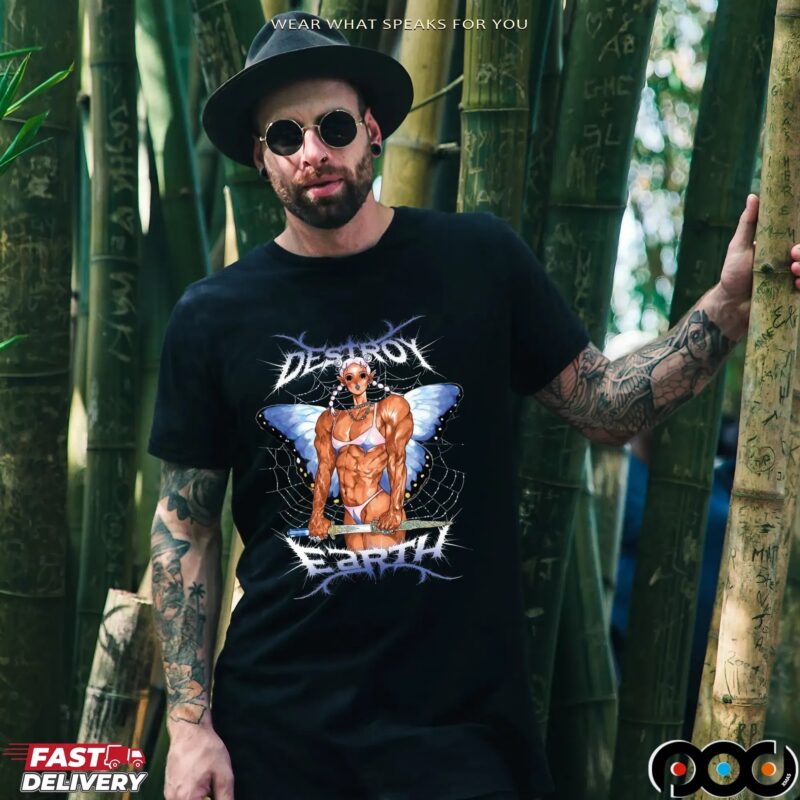 Destroy Earth Anime Girl T Shirt