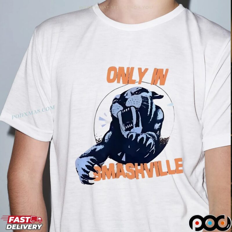 Nashville Predators only in smashville shirt