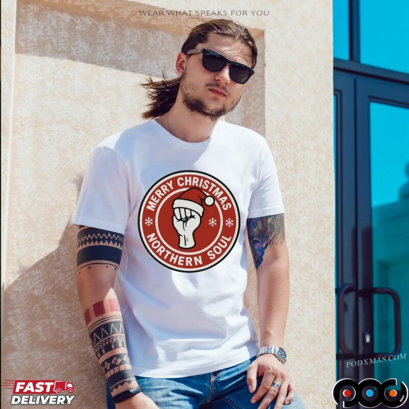 Northern Soul Merry Christmas Holiday T Shirt Northern Soul Merry Christmas Holiday T Shirt