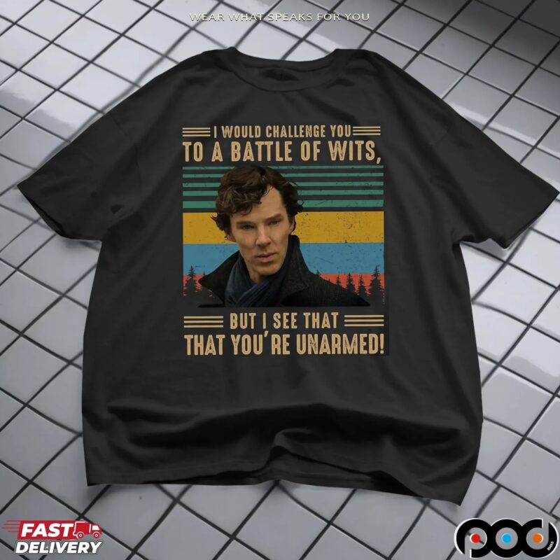 Princess Bride I Would Challenge You To A Battle Of Wits Benedict Cumberbatch Retro T Shirt