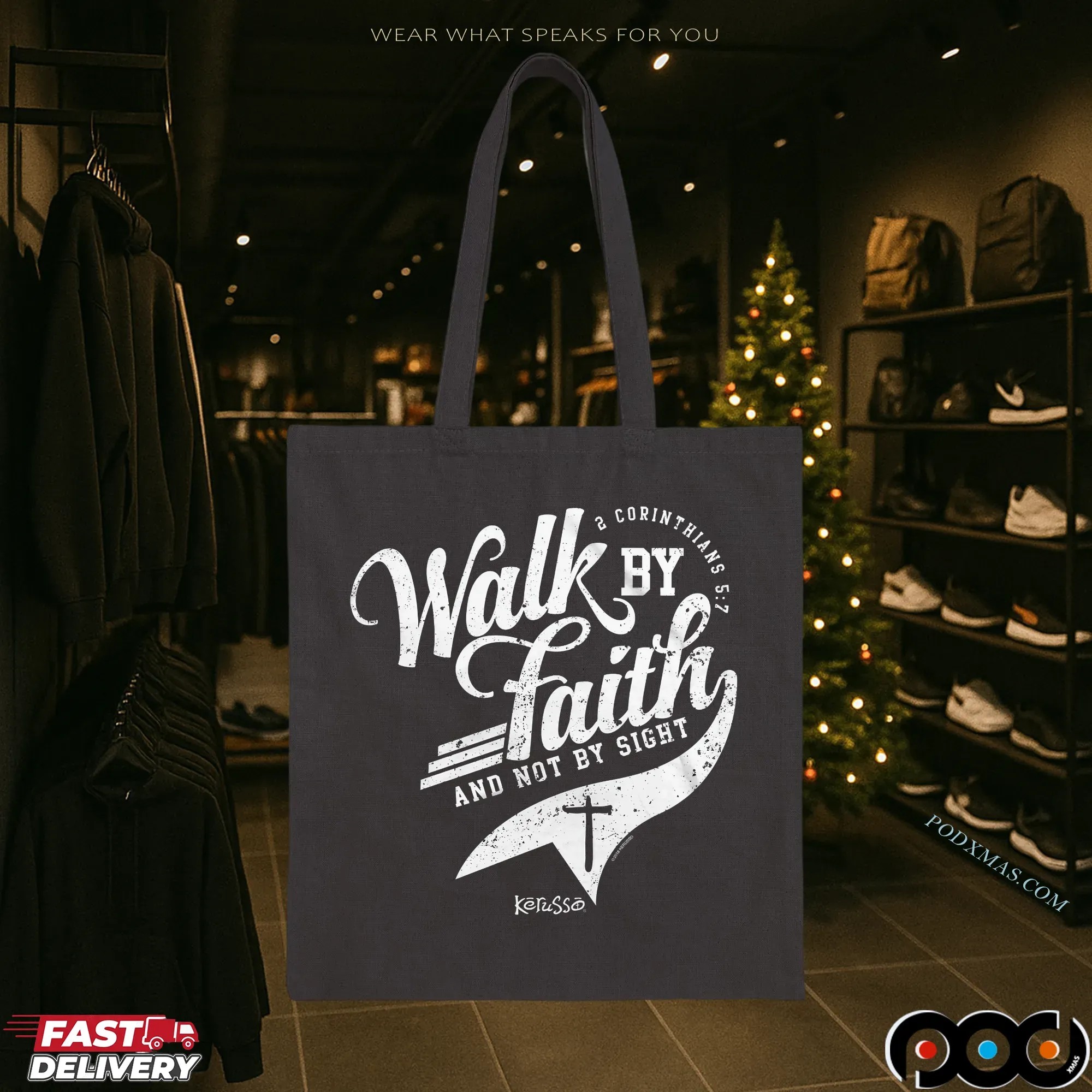 2 Corinthians 5 7 Walk By Faith And Not By Sight T Shirt