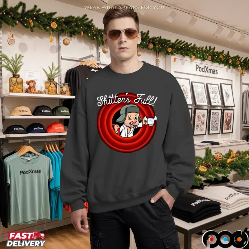 Griswold's Family Shitter's Full Cousin Eddie National Lampoon's Vacaction Cartoon Style T Shirt