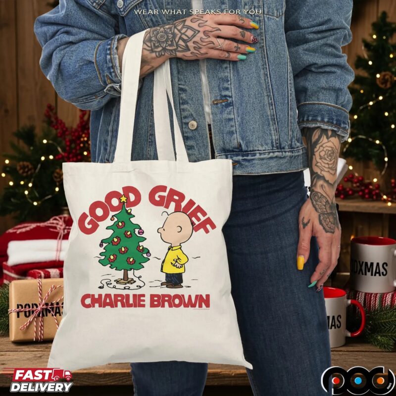 Charlie Brown Christmas Tree Good Grief The Peanuts T Shirt